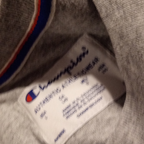 NWT CHAMPION POWERBLEND CLASSIC AUTHENTIC ATHLETIC WEAR GRAY SIZE LARGE GF567 - Picture 5 of 7